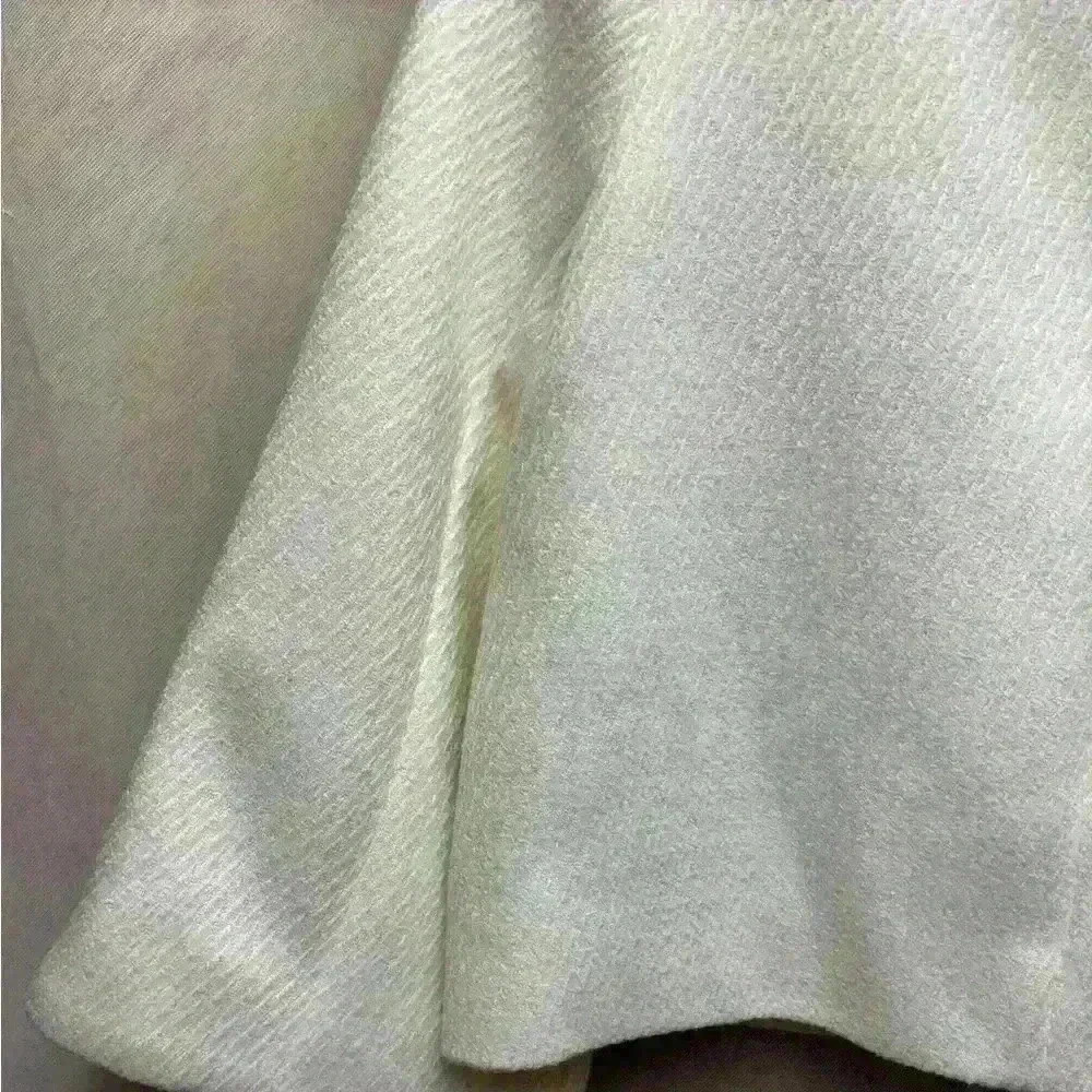 CoffeeShop Cropped Coat Button Lined Size Small Cream Color - Picture 8 of 11